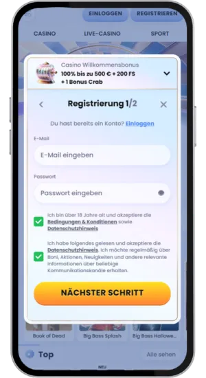 Rabbit Road Konto registrieren