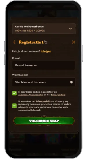 Registreer Rabbit Road account